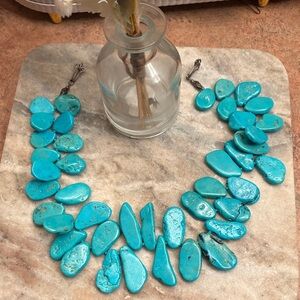 Turquoise Stone Necklace